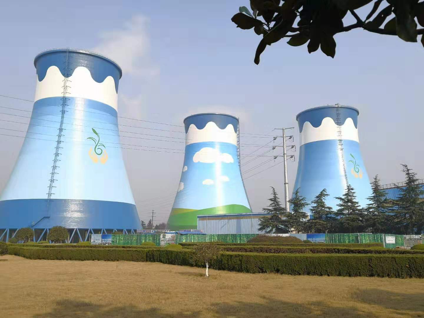 冷却塔美化出新